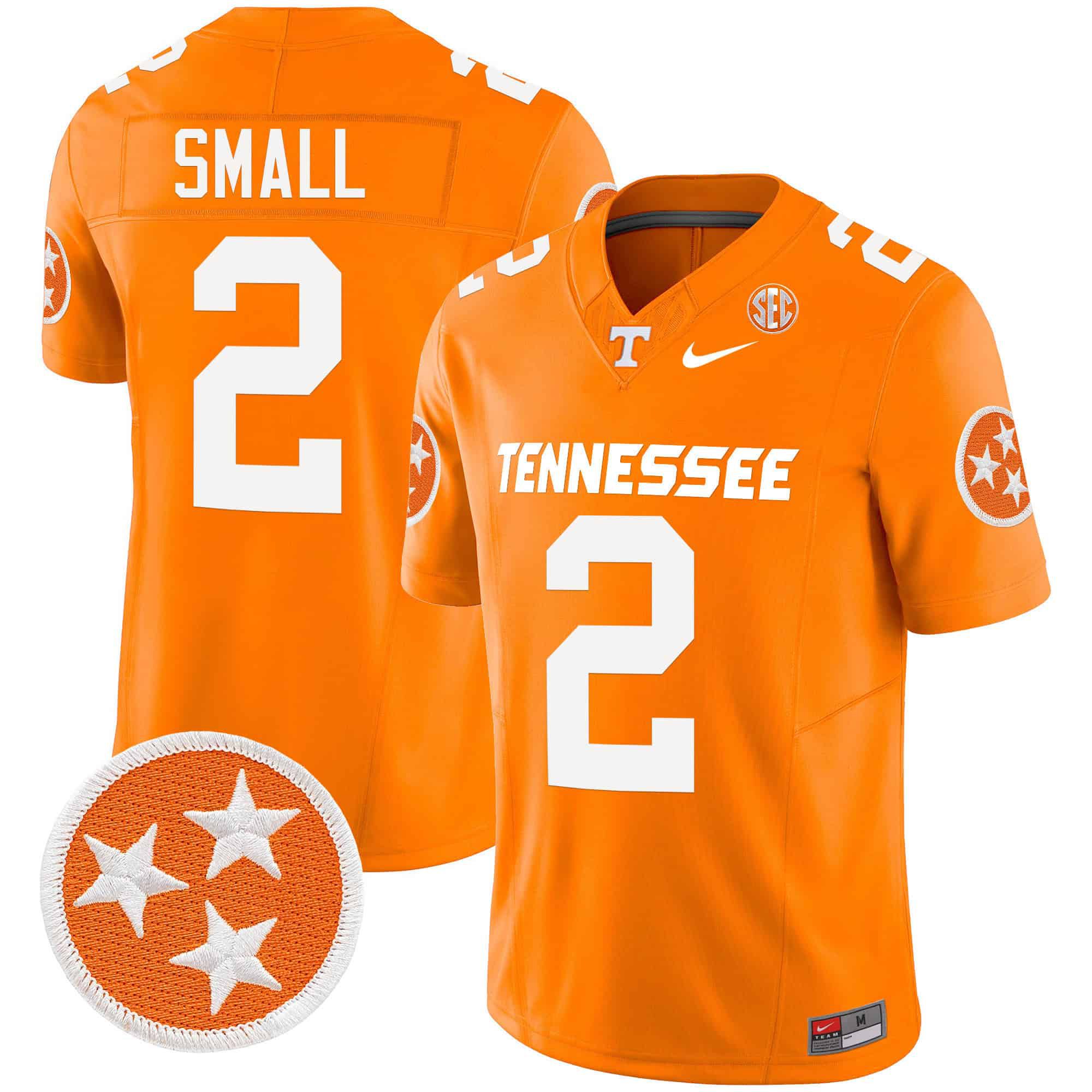 Men Tennessee Volunteers #2 Small Orange 2024 Nike Vapor Limited NCAA Jersey->ncaa teams->NCAA Jersey